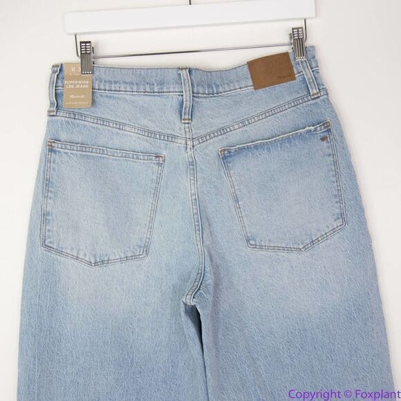 NEW Madewell Superwide-Leg Jeans in Blaisdell Wash, 30 - Picture 7 of 16